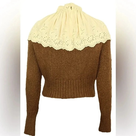 ZARA Vintage Pullover Beige M size - Picture 2 of 2